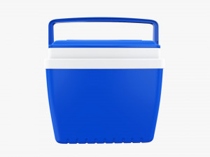 Cooler box with handle 3D Model