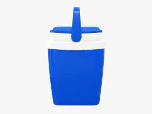 Cooler box with handle 3D Model