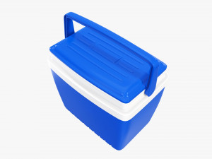 Cooler box with handle 3D Model