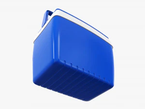 Cooler box with handle 3D Model