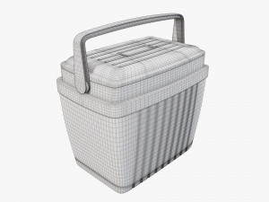 Cooler box with handle 3D Model