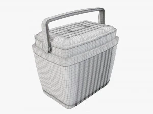 Cooler box with handle 3D Model