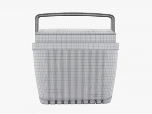 Cooler box with handle 3D Model