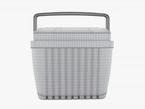 Cooler box with handle 3D Model