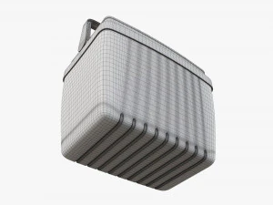 Cooler box with handle 3D Model