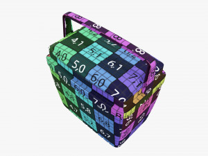 Cooler box with handle 3D Model