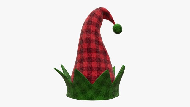 Elf hat Modelo 3D .c4d .max .obj .3ds .fbx .stl .blend 