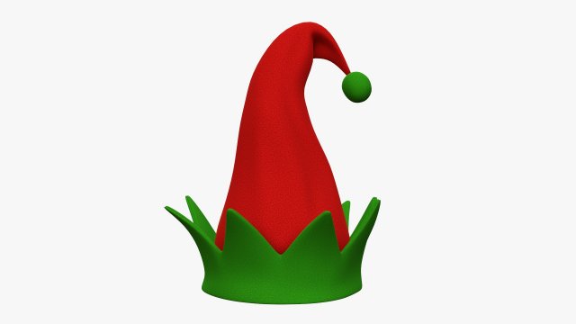 Elf hat simple Modelo 3D .c4d .max .obj .3ds .fbx .stl .blend 