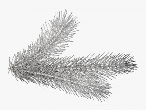 Fir tree branch 03 3D Model