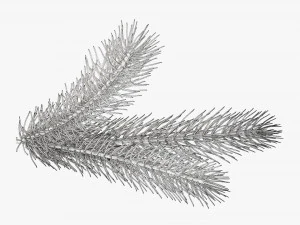 Fir tree branch 03 3D Model
