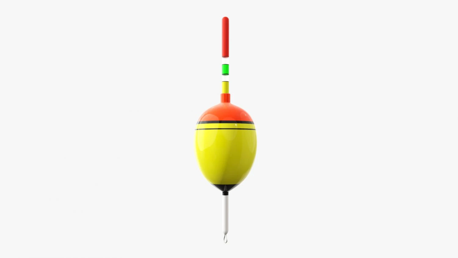 Fishing float 01 3D Model .c4d .max .obj .3ds .fbx .stl .blend 