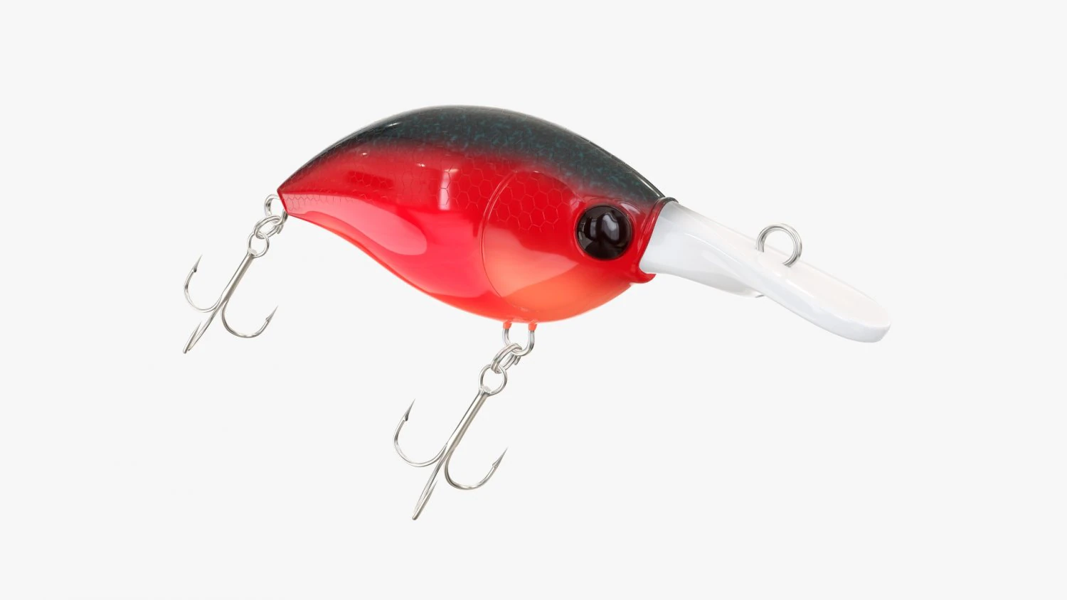 Fishing lure crank type 3D Model .c4d .max .obj .3ds .fbx .stl .blend 