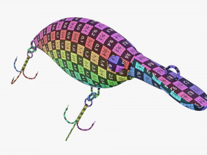 Fishing lure crank type Modelo 3D