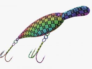 Fishing lure crank type Modelo 3D