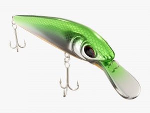 Fishing spoon bait 05 3D Model in Sports Equipment 3DExport
