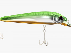 Fishing lure minnow type 01 Modelo 3D
