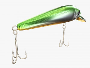 Fishing lure minnow type 01 Modelo 3D