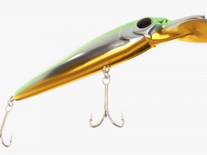 Fishing lure minnow type 01 Modelo 3D