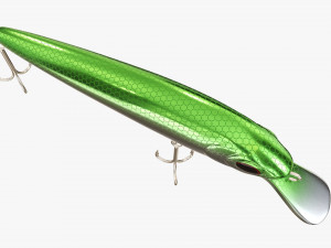 Fishing lure minnow type 01 Modelo 3D