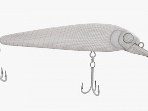 Fishing lure minnow type 01 Modelo 3D