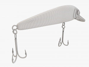 Fishing lure minnow type 01 Modelo 3D