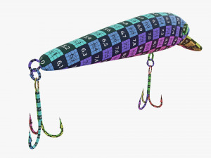 Fishing lure minnow type 01 Modelo 3D