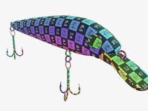 Fishing lure minnow type 01 Modelo 3D