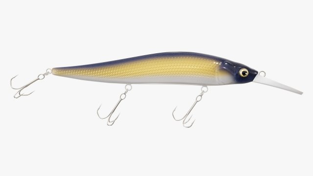 Fishing lure minnow type 02 3D Model in Sports Equipment 3DExport