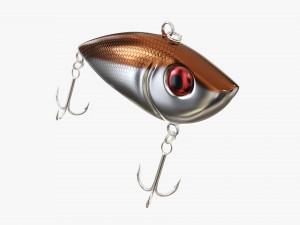 Fishing lure rattlin type Modelo 3D