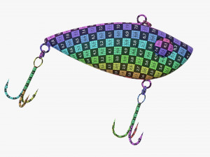 Fishing lure rattlin type Modelo 3D