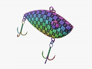 Fishing lure rattlin type Modelo 3D