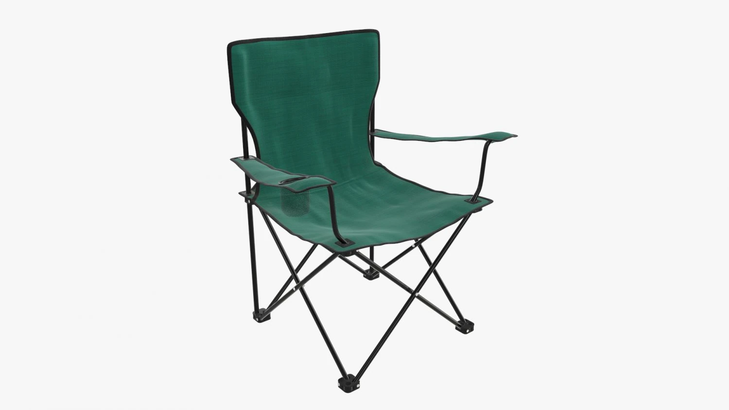 Folding camp armchair 3D Model .c4d .max .obj .3ds .fbx .stl .blend 