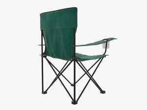 Folding camp armchair 3D Model