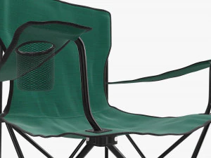 Folding camp armchair 3D Model