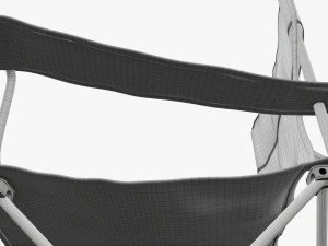 Folding camp armchair 3D Model