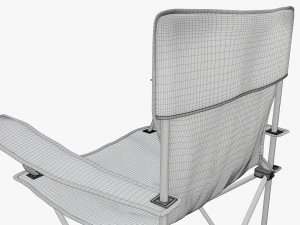 Folding camp armchair 3D Model