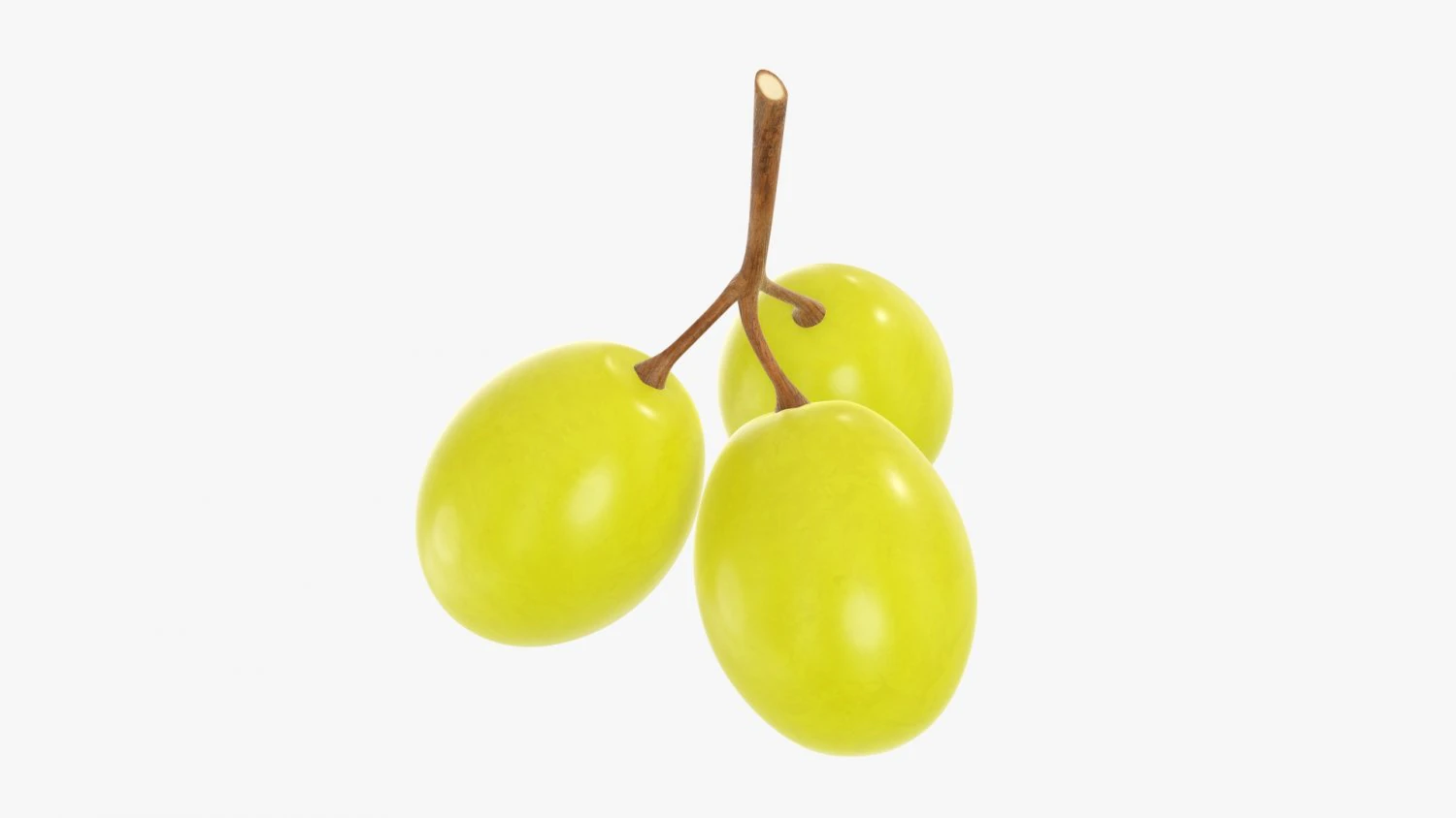 Grapes 01 3D Model .c4d .max .obj .3ds .fbx .stl .blend 