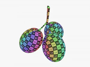 Grapes 01 3D Model