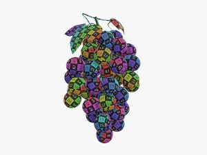 Grapes 02 3D Model