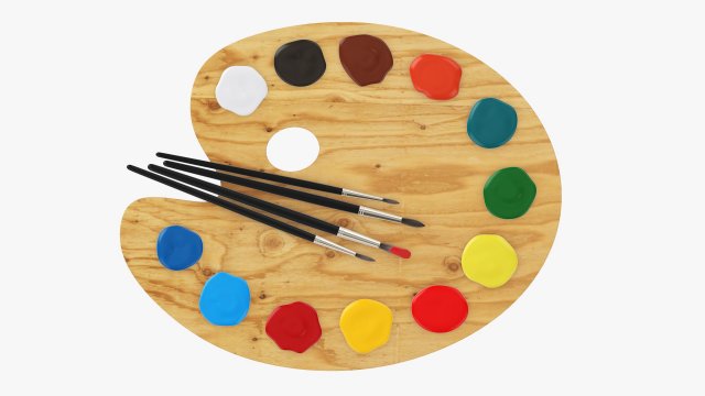 Paint brush or tool holder - max 28 brushes by ATree, Download free STL  model