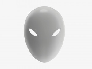 Blank mask Model 3D