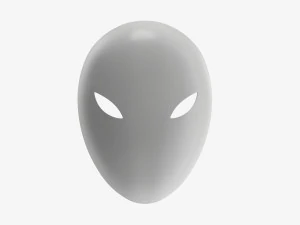 Blank mask 3D Model