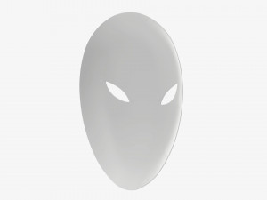 Blank mask 3D मॉडल