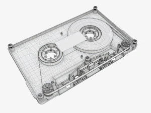 Cassette tape 3D Model