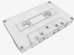 Cassette tape 3D Model