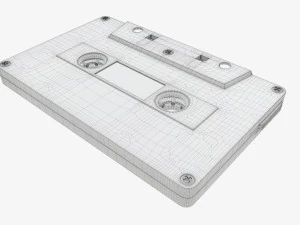 Cassette tape 3D Model