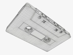 Cassette tape 3D Model
