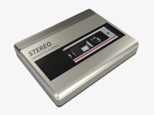 Cassette tape player 3D Model