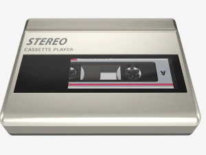Cassette tape player 3D Model