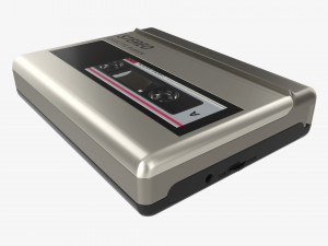 Cassette tape player Model 3D